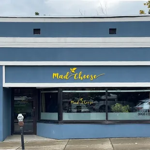 the front of the restaurant