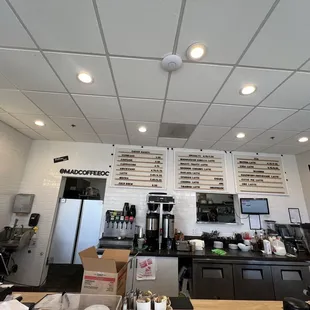 Front counter and menu 03.01.25