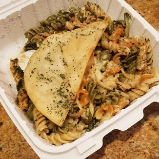 Rasta pasta- nice flavor
