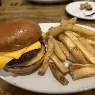 My burger &amp; fries