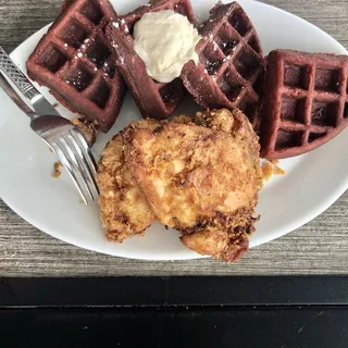 Red Velvet Waffle (side)