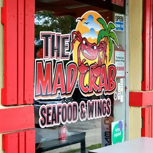 Sept 2021: The logo on the door. It's also on an interior wall. Use GRUBHUB &amp; Bite Squad for delivery