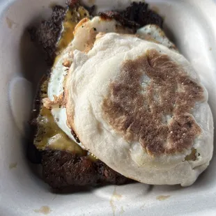 Breakfast Sausage Smash