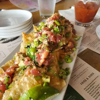 Ahi Nachos