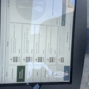 The way you order....