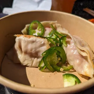 Longganisa dumplings are really good