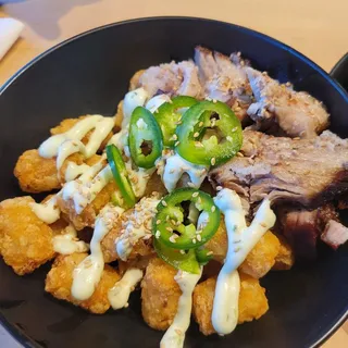 Bulgogi or Pork Belly Tater Tots