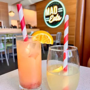 Mama Wonka and Snozzpeary cocktails