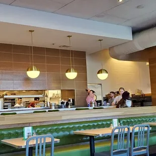 the interior of a restaurant