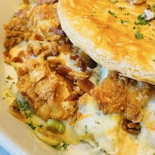 Fried Chicken Pot Pie