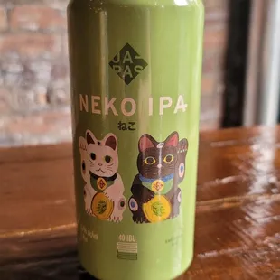 Neko IPA $8  A creamy IPA with hints of mango and pineapple .