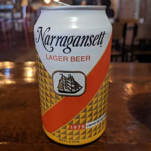 Narragansett Lager can