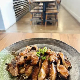 Chicken teriyaki - listed as an appetizer