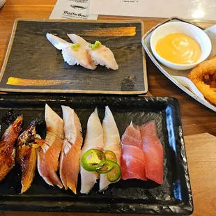 First round: liked everything but the scallops which had too much sauce for me