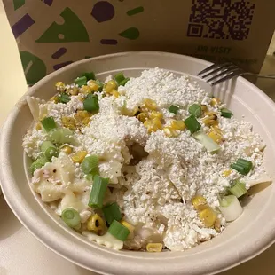 Elote Mac &amp; Cheese(Bowtie Pasta) w/ House Grilled Chicken