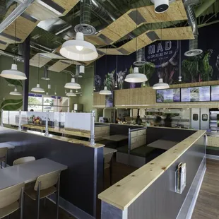 interior, sushi and sashimi