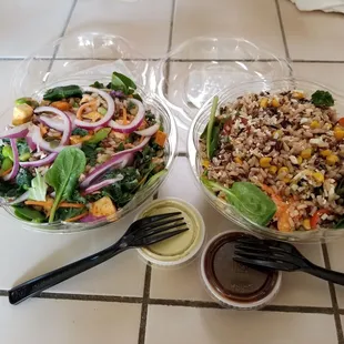 Buddha bowl and southwest bowl