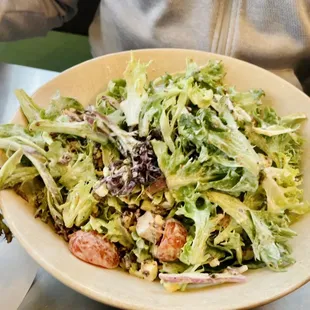 Ty Cobb Salad with mixed greens