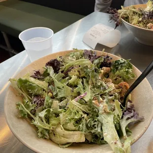 Ty Cobb w mixed greens and spicy avocado