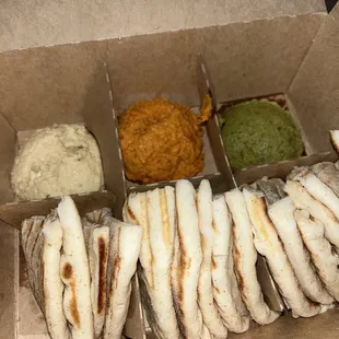 Hummus and pita