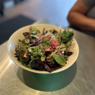 TY Cobb salad.  Very tasty and can be customized.