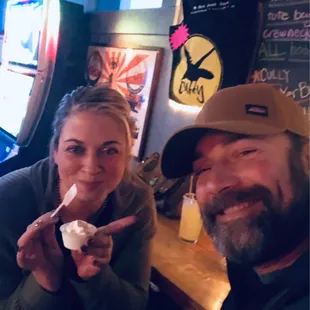 Enjoying our shots