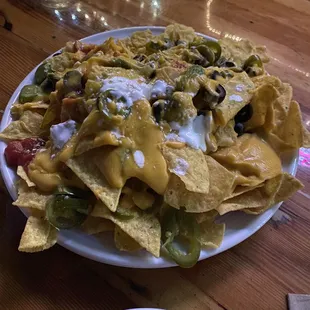 Veggie nachos - $8!