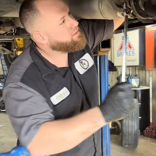 Mechanic Cory at Mad Hatter Auto Repair