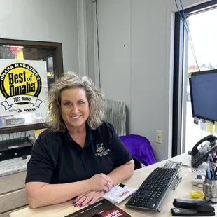 Service Advisor Andrea is ready to help you with all your car repair needs!