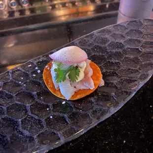 Hamachi Tostada