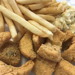 Walleye dinner