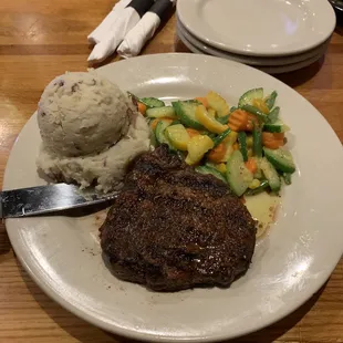Steak dinner