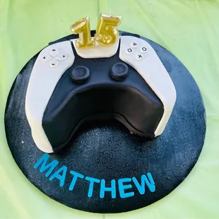 My Son's PlayStation remote cake