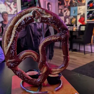 Giant Bavarian pretzel
