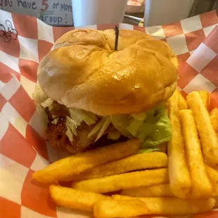 Bacon and blue cheese burger