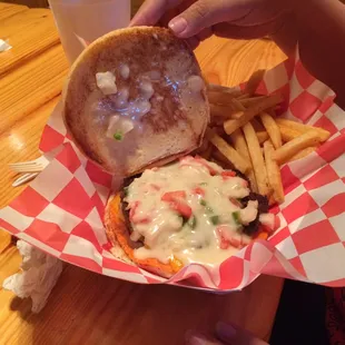 Double Chalupa Burger