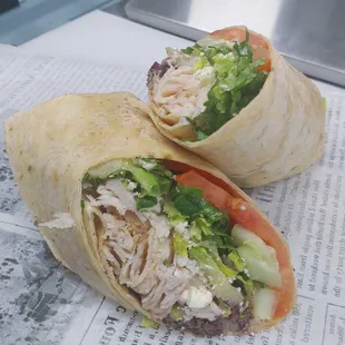 Deli Chicken Wrap