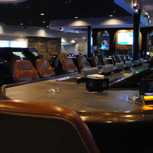 interior, sushi and sashimi