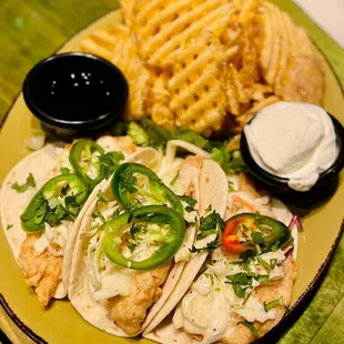 Fish-N-Chips Tacos