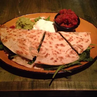 Shrimp Mushroom Quesadillas