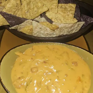Chips and queso