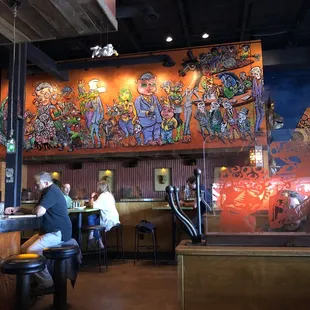 Inside from our booth