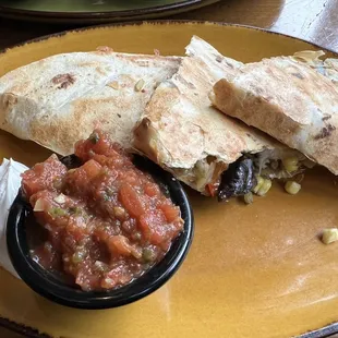 portobello quesadilla