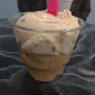 Coffee latte and butter pecan