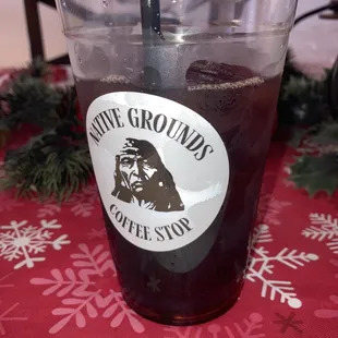 Vanilla Iced Coffee (no milk or creamer)
