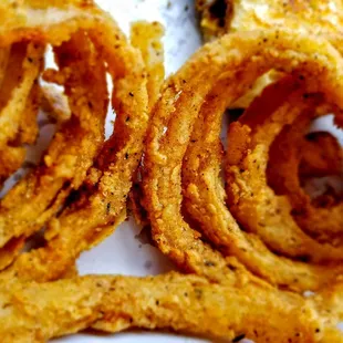 Handmade onion rings.... I want more!