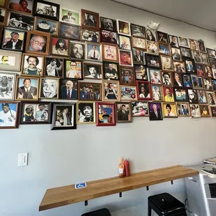 Mustache wall