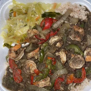Jerk shrimp? Not for $17 and never again