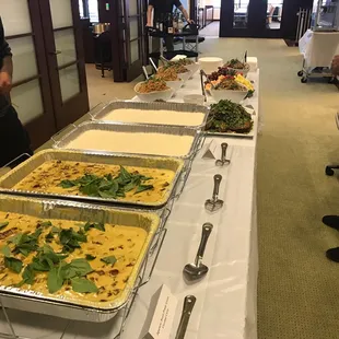 Catering event - green curry with Thai basil