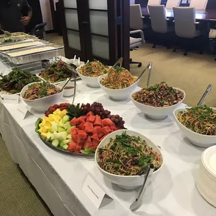 Catering event - South East Asian salads
